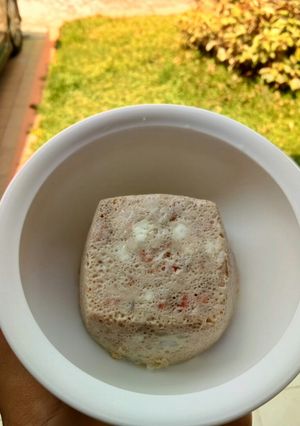 Foto resep MPASI 11 bulan Nasi tim daging telur
