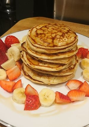 A picture of American Style Pancakes.