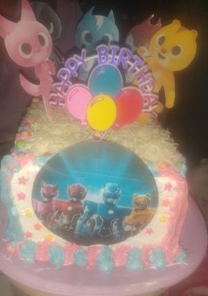 Foto resep Rainbow cake with buttercream