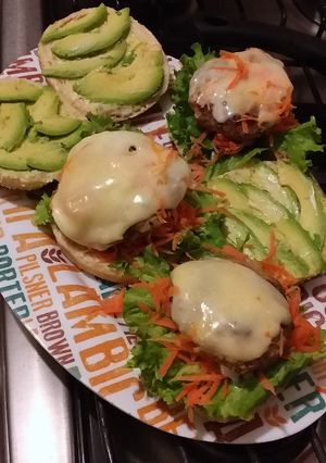 Una foto de Hamburguesas cerdo/res/avena