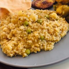A picture of Bengali Bhoger Khichuri.