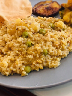 A picture of Bengali Bhoger Khichuri.