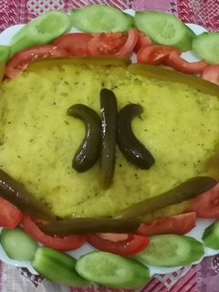 عکسی از دستور سیب زمینی دو پیازه😁