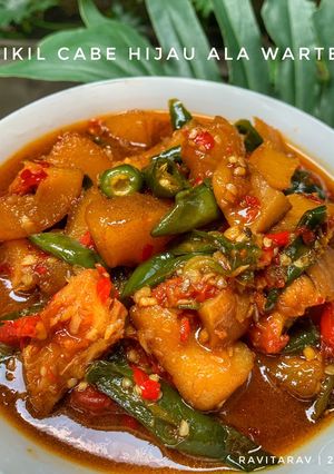 Foto resep Kikil cabe hijau ala warteg