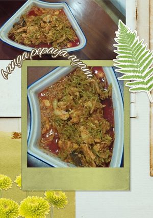 Foto resep Ayam Bunga Pepaya