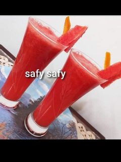 صورة لوصفة سموزى البطيخ بالليمون والبرتقال