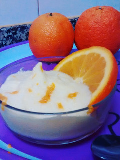 Una foto de Crema de naranja (mouse)