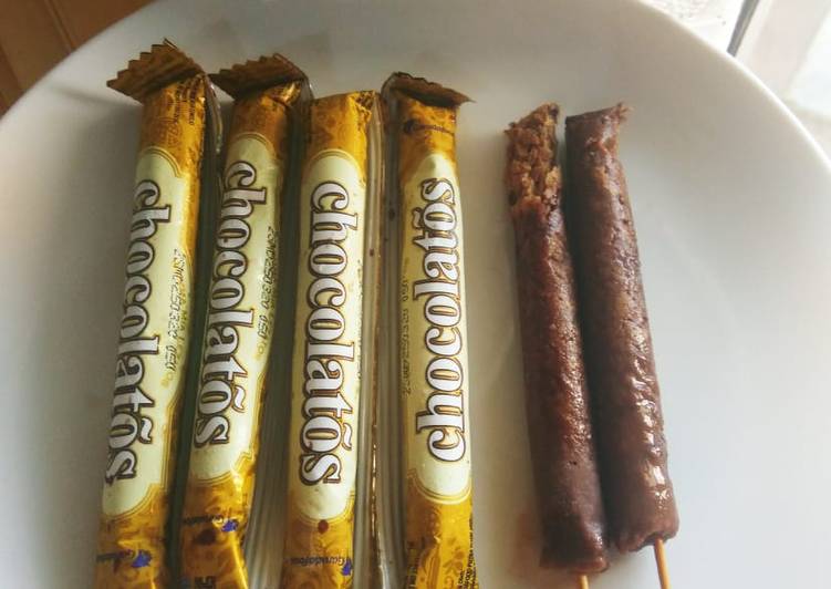 Cara Gampang Menyiapkan Es stick chocolatos Anti Gagal