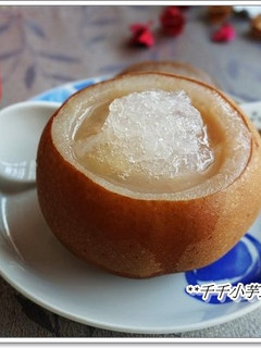 燕窩冰糖燉水梨 的食譜成品照片