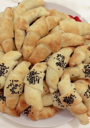 صورة لوصفة كرواسان بالجبنة وبالشوكولا