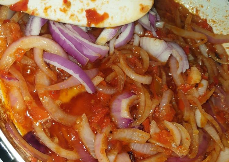 Recipe of Homemade Onion sauce