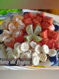 Macedonia o ensalada de frutas de la temporada