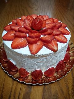 Mascarponés-epres torta recept fotója