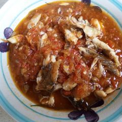 A picture of Fish stew.