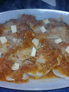 Una foto de Sorrentinos vegan de calabaza y tofu🦁🐶🐺 vegan 💯