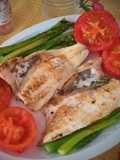 Dorada a la plancha con verduras