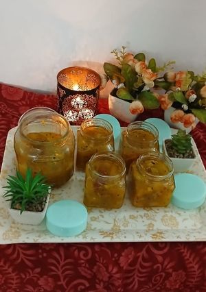 A picture of Raw mango murabba/ khata metha- taste full murabba.