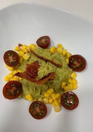 Una foto de Hummus de guisantes rápido y saludable