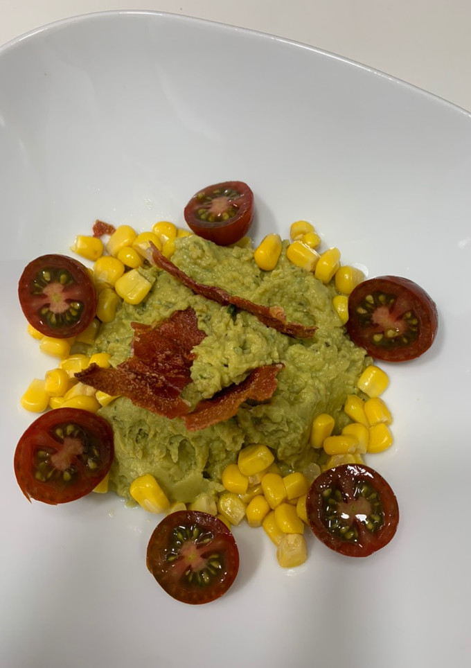 Una foto de Hummus de guisantes rápido y saludable