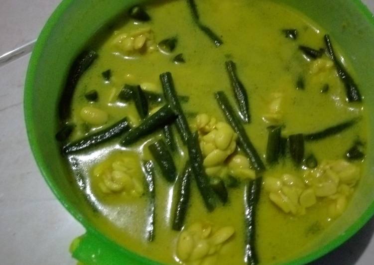 Lodeh tempe+kacang panjang