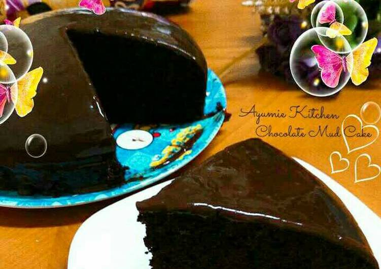 Cara Gampang Menyiapkan ❖ Chocolate Mud Cake ❖, Lezat Sekali
