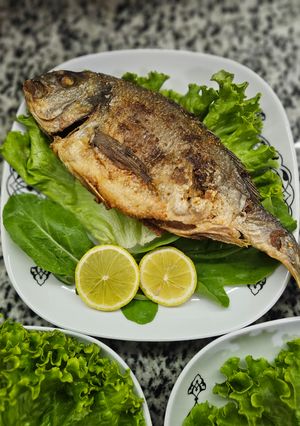 صورة لوصفة سمك مشوي