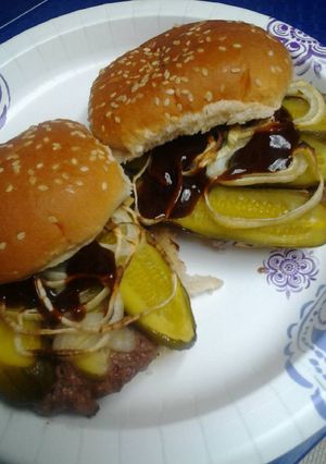 A picture of Pickled burgers.