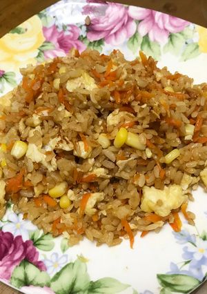 家常蛋炒飯 的食譜成品照片