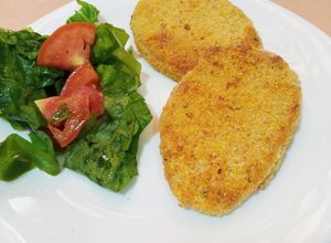 Una foto de Las milanesas de papa de Estrella en versión sin gluten ni huevo