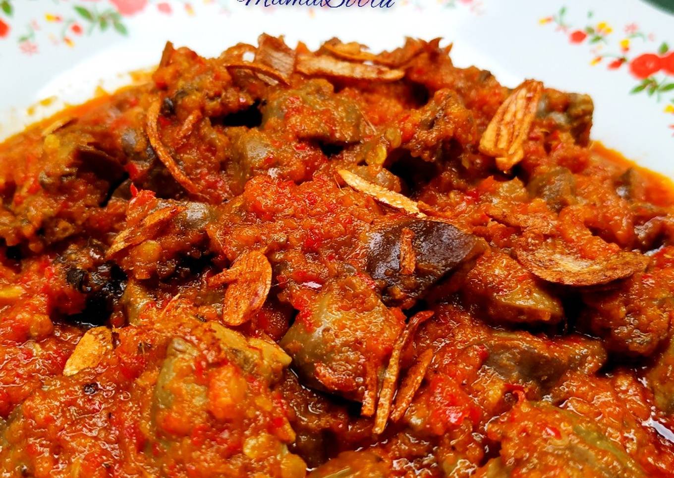 Krengsengan Ati Ampela Ayam