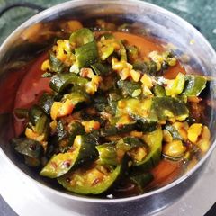 A picture of Sponge gourd  sabji.