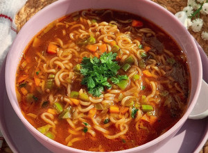 A picture of Manchow Maggie Soup.
