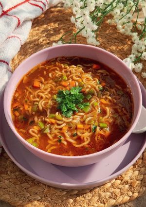 A picture of Manchow Maggie Soup.