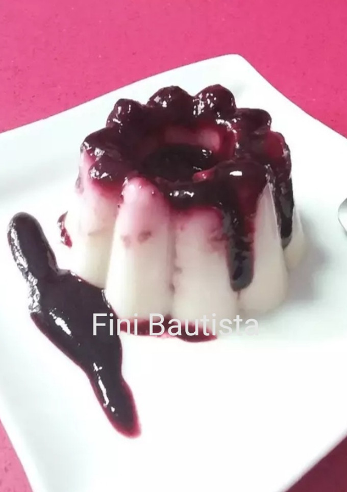 Una foto de Flan vegano con leche condensada