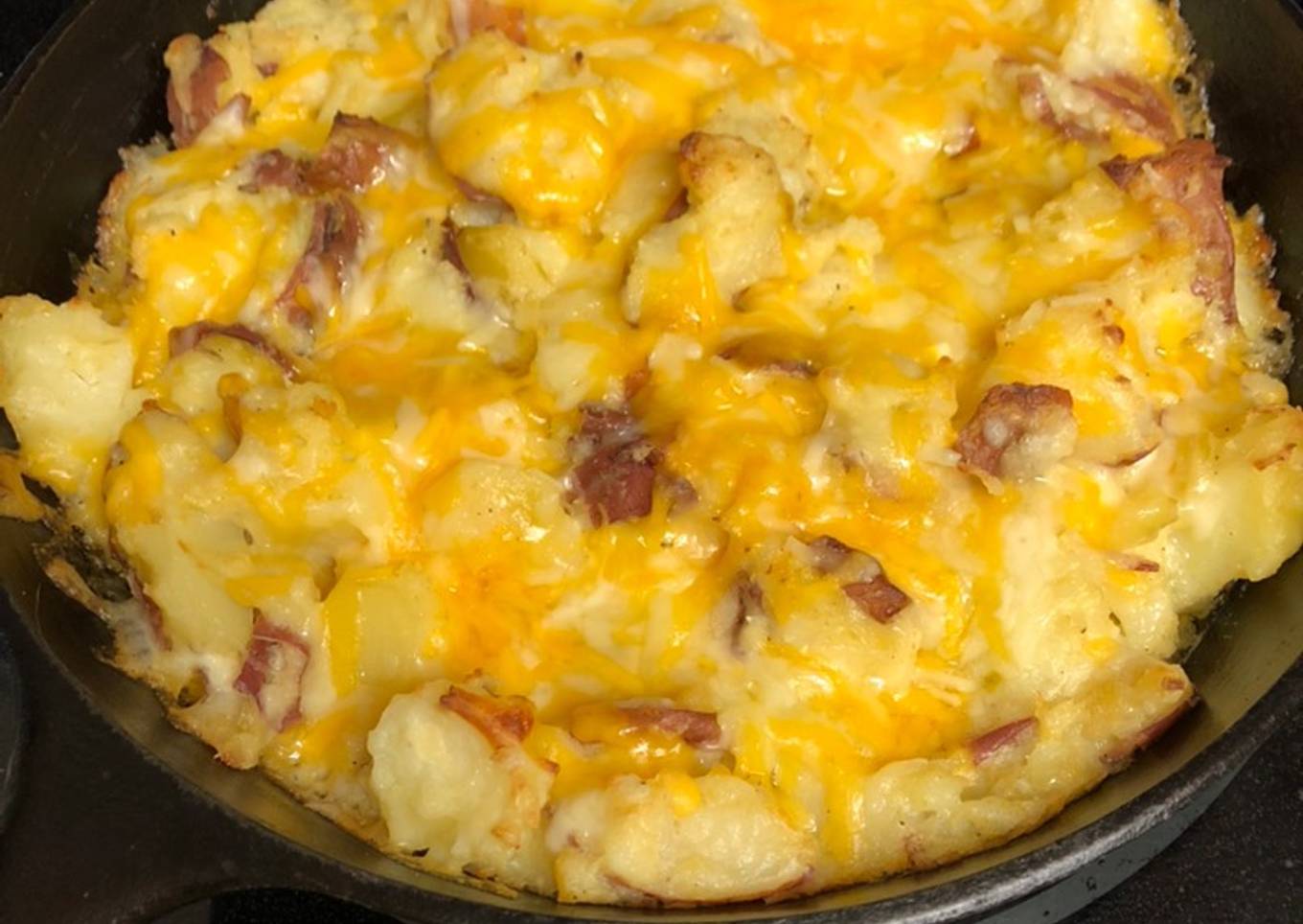 Iron Skillet Potato Bake