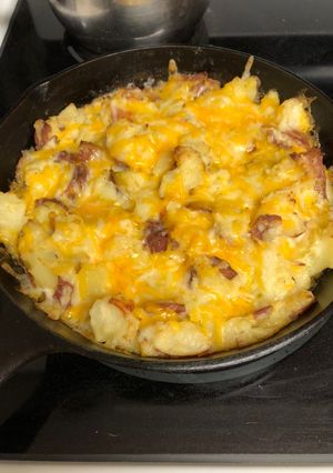 A picture of Iron Skillet Potato Bake.