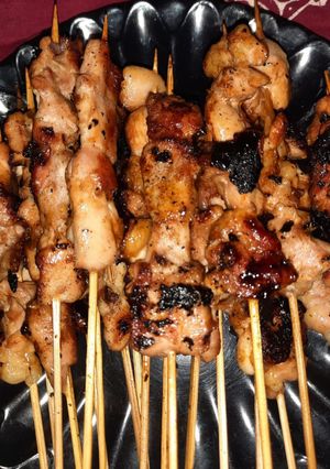 Foto resep Sate ayam bumbu kacang