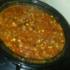 A picture of Taco soup.