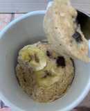 Mug cake - torta en taza de banana
