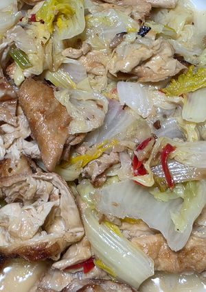 豆包滷白菜 的食譜成品照片