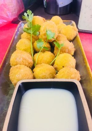 Hình của món Khoai tây viên chiên sữa.
