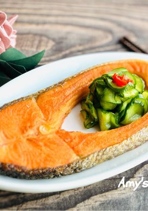 10分鐘香煎鮭魚 的食譜成品照片