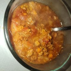 A picture of Cabbage Roll Soup.