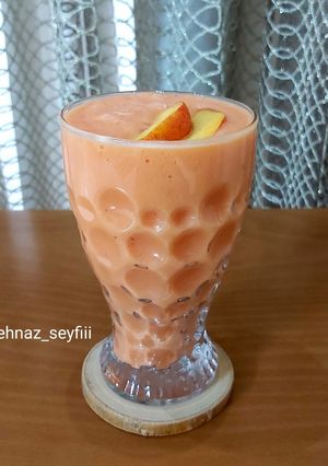 عکسی از دستور اسموتی هندوانه و شلیل