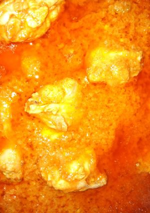 A picture of Madrasi chicken🍗🍗😋😋.