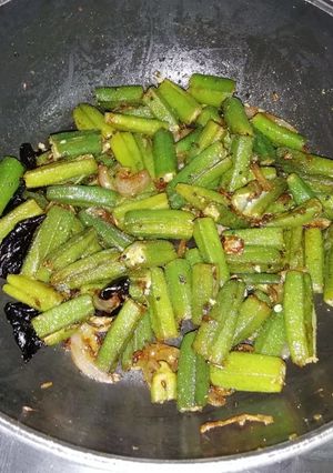 A picture of Bhendi masala simple and quick.