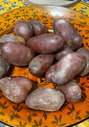 Une photo de Pommes de terre rouges au diable thym laurier romarin lavande