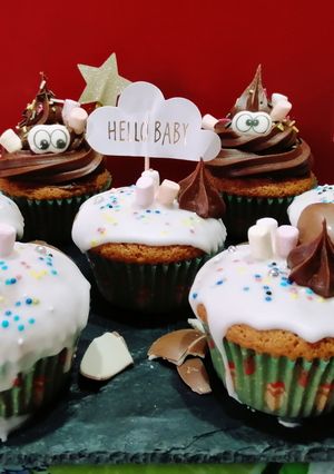 Une photo de 🧁Cupcake vanille (sans gluten sans lactose)