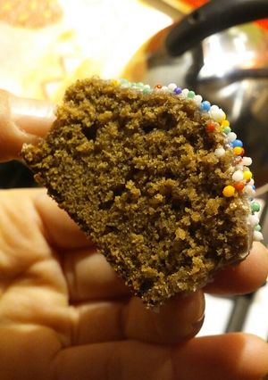 Una foto de Muffins de vainilla y de chocolate
