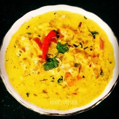 A picture of Malai ki Sabji.